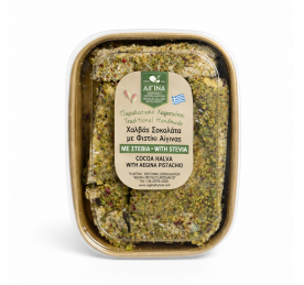 Chałwa kakaowa z pistacjami...